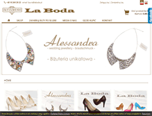 Tablet Screenshot of alessandra.pl